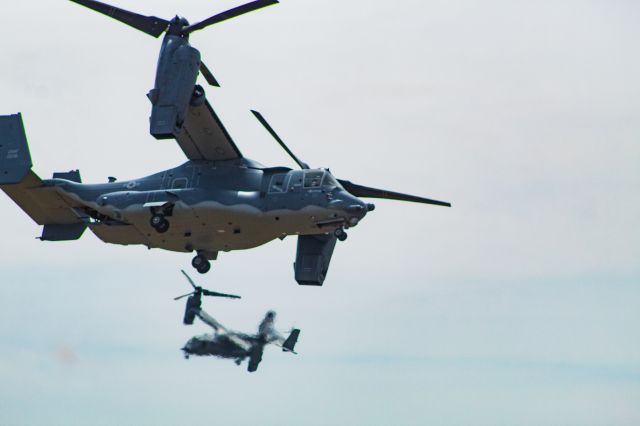 — — - 2 CV-22s from the 27th Special Operations Wing out of Cannon Air Base. 