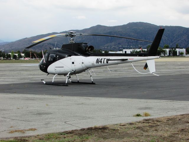 Eurocopter AS-350 AStar (N4TV) - Parked at Brackett Field