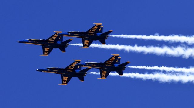 McDonnell Douglas FA-18 Hornet — - Blue Angels - Reno Air Races 2016