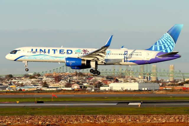 Boeing 757-200 (N14106) - United's 'Her Art Here - California' livery arriving from San Francisco