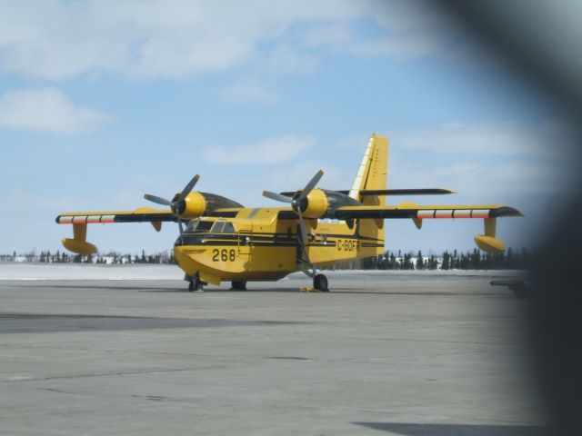 C-GOFR — - Parked at Woodward Aviation FBO,Goose Airport NL. April 26/09