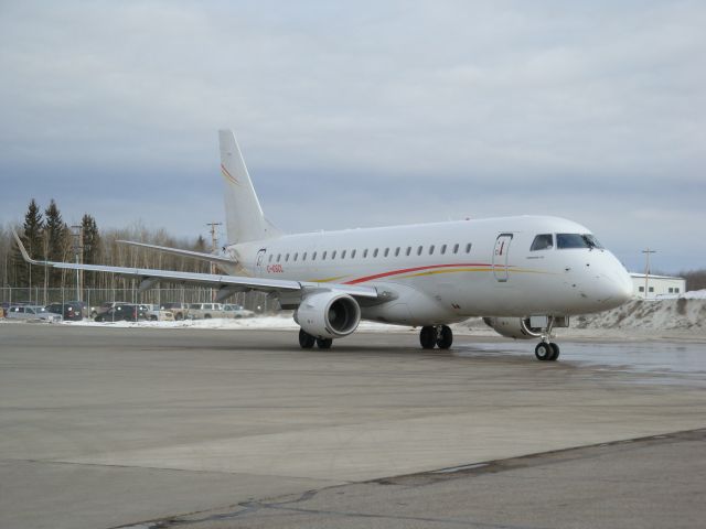 Embraer 170/175 (C-GSCL) - Shell Canadas Embraer after a fuel stop at CYMM