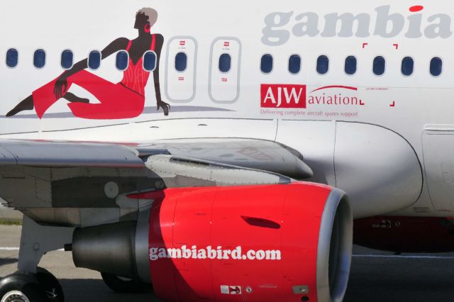 Airbus A319 (D-ASTA) - The first aircraft of this new Gambia Bird Airways. Operated by Germania Express