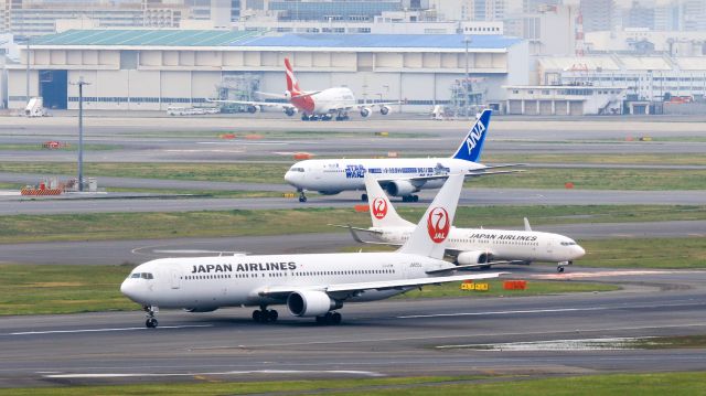 BOEING 767-300 (JA655J) - Japan Airlines / Boeing 767-346/ERbr /Apr.06.2016 Tokyo International Airport [HND/RJTT] JAPAN