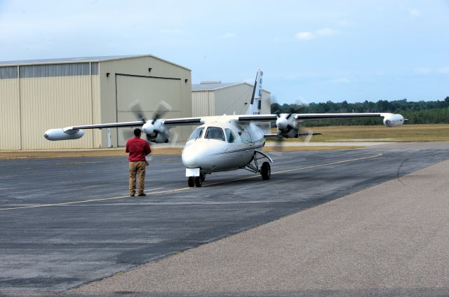 Mitsubishi MU-2 (N50ET) - Return to Aiken after 25 day flight around the world.