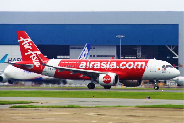 Airbus A320 (9M-AGV) - VHHH In-fieldbr /TIPS: Select full-size and wait for a while for better view.