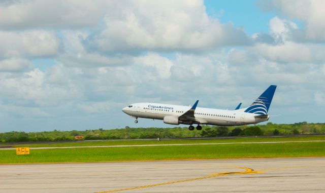 Boeing 737-800 (HP-1535CMP) - Copa Airlines departing out of Guyana