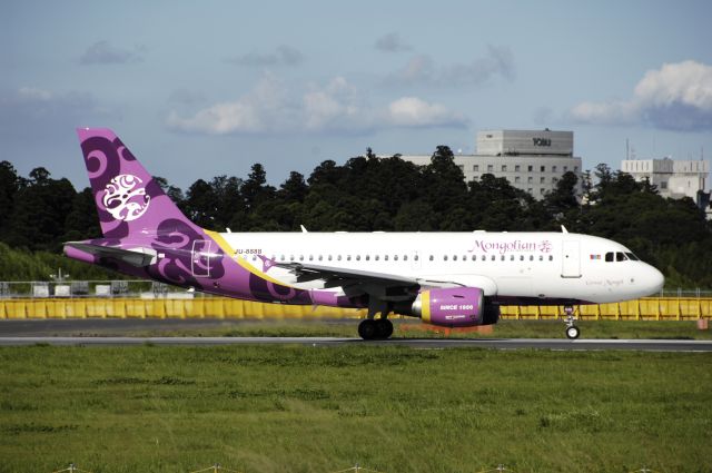 Airbus A319 (JU-8888) - Departure at Narita Intl Airport Rnwy16R on 2012/08/18