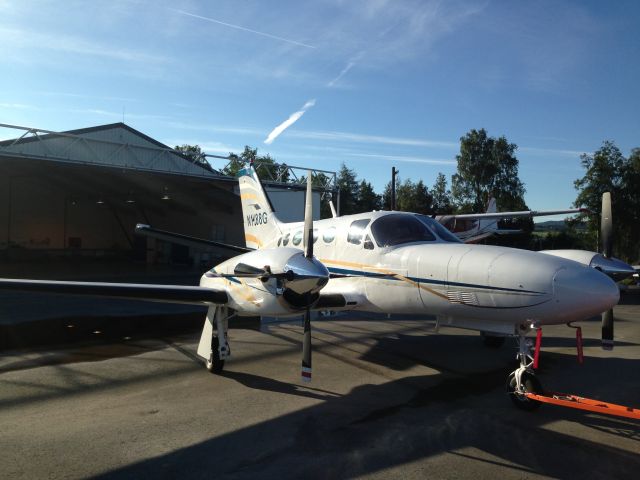 Cessna Conquest 1 (N1188G) - N1188G getting ready to fly back across the Atlantic Ocean from Norway to Florida.