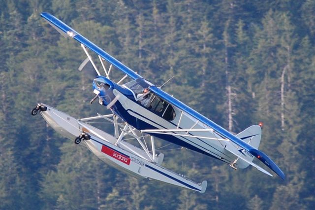 Piper L-21 Super Cub (N5362X) - Scalaria 2013 Wolfgangsee, Austria