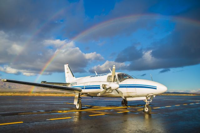 Piper Navajo (N600TS) - Spring Surprise | Arizonabr /br /The weather had been foul all day. The ceilings were low, turbulence was high, and the airplane turned into a sheet of ice on descent. That was when I flew in that morning. As I arrived back to the plane that afternoon, the clouds were breaking, but it was still windy, cold, and rainy. Shortly thereafter, the skies in the west broke open, and this amazing rainbow developed on the horizon. And then another one on top of it. In the high res version, you can see the rain pouring down on me as I took this shot. It made flying home that day so memorable. ©Bo Ryan Photography | a rel=nofollow href=http://www.facebook.com/boryanphotowww.facebook.com/boryanphoto/abr /br /Please vote if you like my work! Thank you