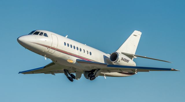 Dassault Falcon 2000 (N48MF) - Registered to Airjet Services LLC. Here blasting off runway 24L at Montreal