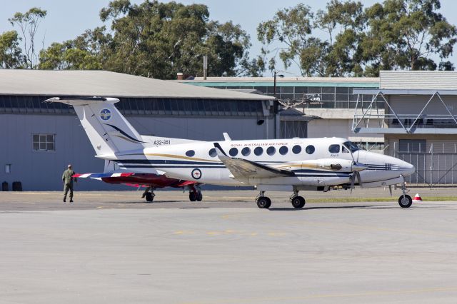 Beechcraft Super King Air 350 (A32351) - RAAF (A32-351) Beech King Air 350 taxiing at Wagga Wagga Airport.