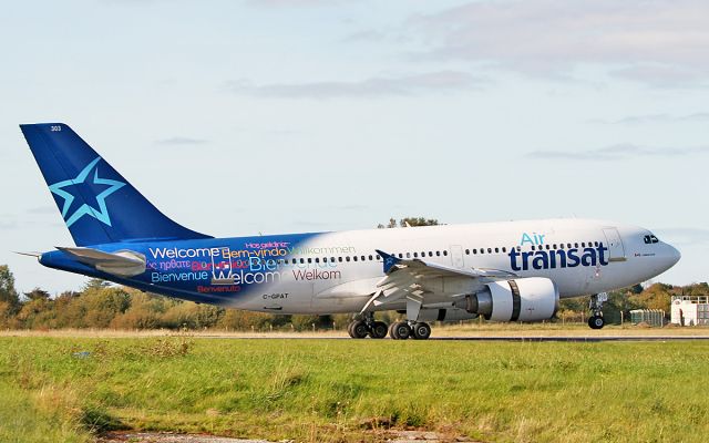 Airbus A310 (C-GPAT) - air transat a310-308 c-gpat landing at shannon 28/9/18.