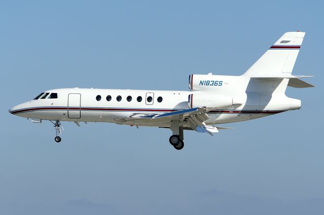 Dassault Falcon 50 (N1836S) - Stephens Falcon 50 returning home. February 2013. Since been replaced with a Falcon 900.