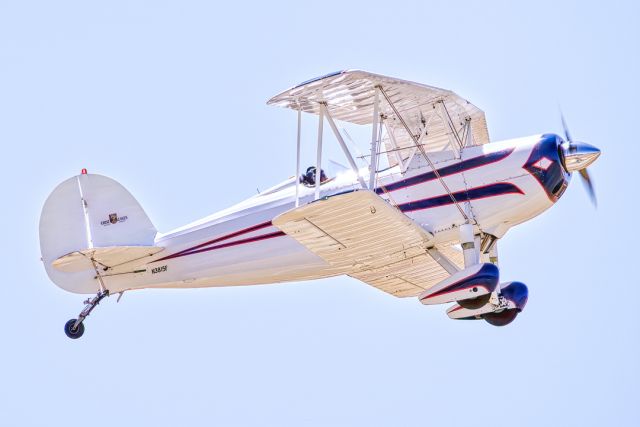 GREAT LAKES Sport Trainer (N3815F) - Great Lakes 2T-1A-2 over Livermore Municipal Airport, August 2021.