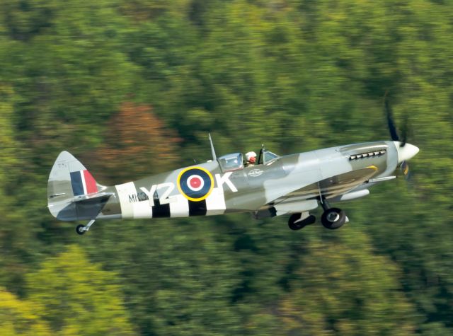 SUPERMARINE Spitfire (C-GYQQ) - Taking off for the flyover of the 2017 Battle of Britain Ceremonies that where recently held at the Gatineau Airport.