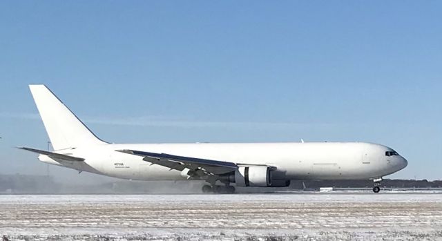 BOEING 767-300 (N1709A) - Runway 1 arrival! 1/23/22.