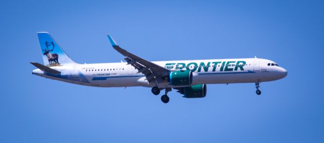 Airbus A321neo (N649FR) - "Yukon the Caribou Livery" ONTbr /7-23-2024