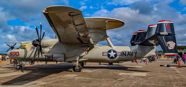 Grumman E-2 Hawkeye (16-9084) - 169084 Northrop Grumman E-2D Advanced Hawkeye - VAW-124 Airborne Command & Control Squadron 124 "Bear Aces" USS Gerald R. Ford CVN 78 - Cmdr. Matthew “Meat Pie” Lukevics Commanding Officerbr /br /br /br /USS Gerald R. Ford CVN 78 is an aircraft carrier of the United States Navy and the lead ship of her class.br /br /br /br /Naval Air Station (NAS) Oceana KNTUbr /br /Virginia Beach, Virginiabr /br /Photo: Monica Elise Del Corobr /br /September 22, 2024br /br /(TDelCoro) - 2024 NAS Oceana Air Show
