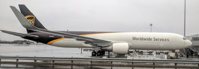 BOEING 767-300 (N324UP) - Parked at UPS Cargo Terminal, Anchorage International Airport