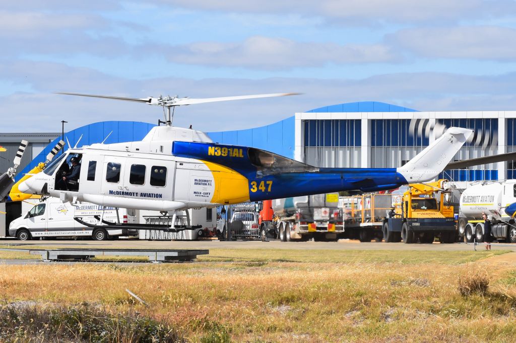 Bell BigLifter (N391AL) - HLTK347 arriving from a test flight 