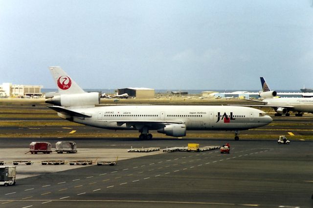 McDonnell Douglas DC-10 (JA8542) - PHNL- workhorse DC-10 40 ready to depart for Haneda.