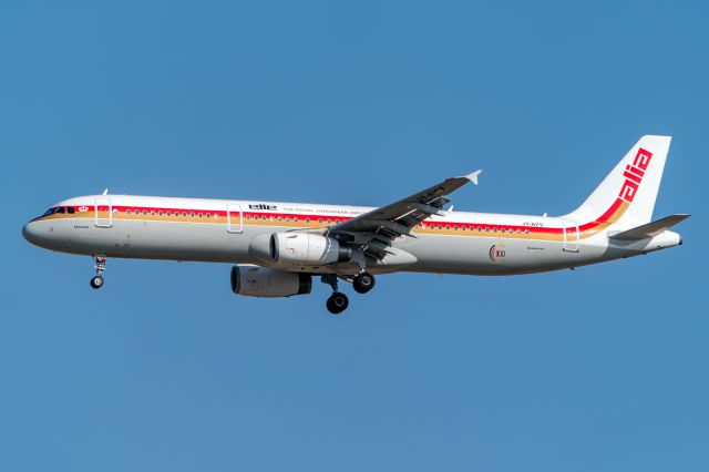 Airbus A321 (JY-AYV) - Livery Retro of Royal Jordanian