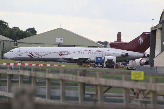 BOEING 727-200 (M-FTOH) - A retired B727-200 parked at Cotswold Kemble Airport.br /br /Location: Cotswold Kemble Airport.br /Date: 31.08.22 (dd/mm/yy).