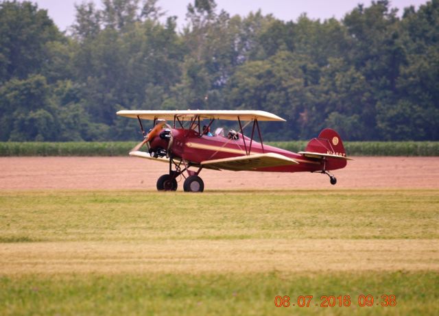 N1499T — - A rare Fleet 2 Biplane landing at Geneseo, NY.