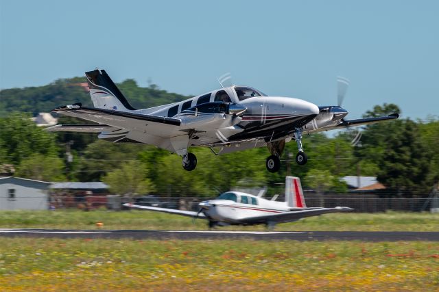 Beechcraft 55 Baron — - Gillespie County Airport (Fredericksberg, TX)