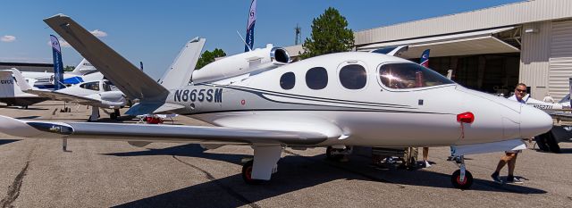 Cirrus Vision SF50 (N865SM) - US Aircraft Expo @ KAPA 7/13/18