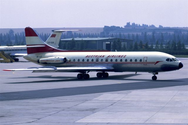 SUD-EST SE-210 Caravelle (OE-LCI) - August 1969 at Vienna (LOWW)