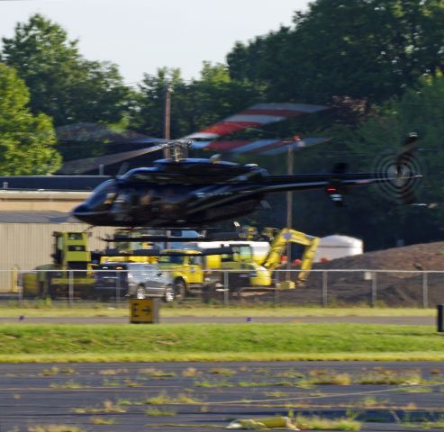 Bell 407 (N403TD) - LINDEN AIRPORT-LINDEN, NEW JERSEY, USA-SEPTEMBER 04, 2018: Seen taking off on an early morning flight.