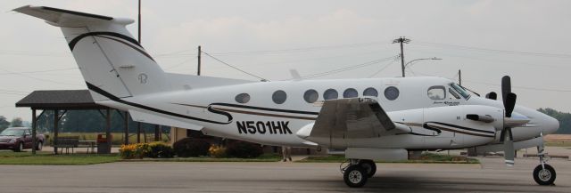 Beechcraft Super King Air 200 (N501HK) - Parked in front of the 1962 Terminal... May 21st, 2012... LG Day...