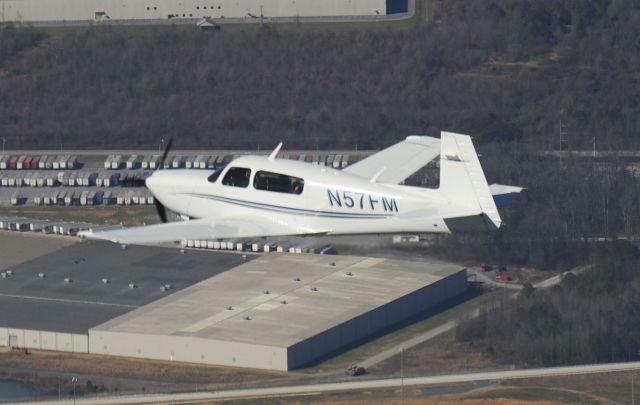 Mooney M-20 (N57FM) - Air to Air over North Georgia