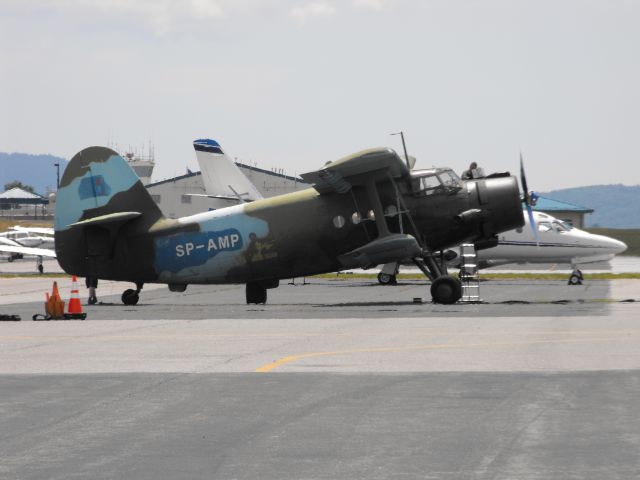 Antonov An-2 (SP-AMP) - Flew up to KAVL for vacation and this was on the ramp! Wish I had more info..