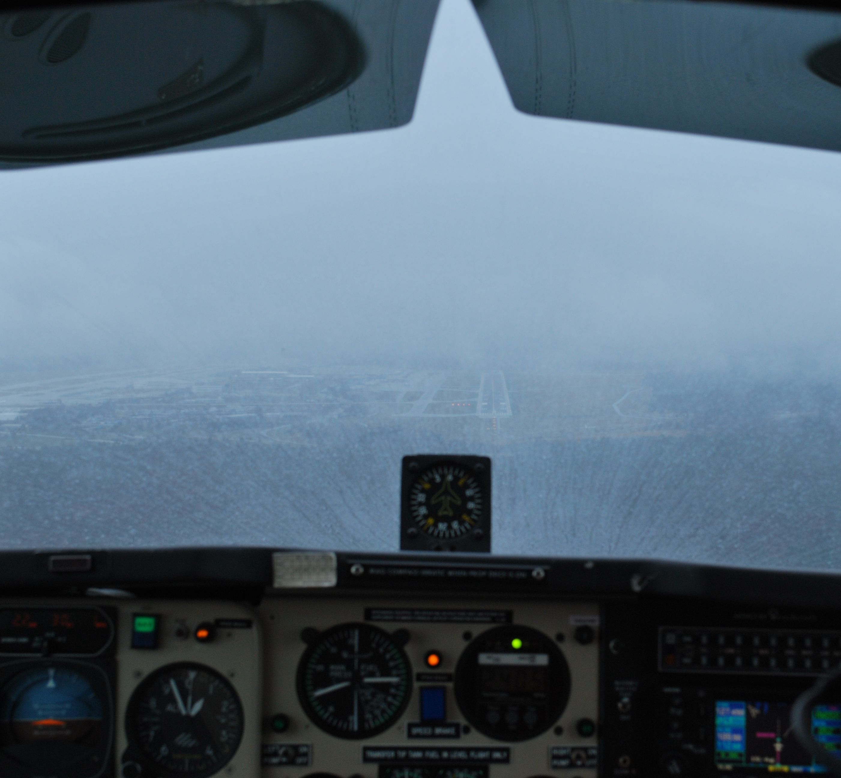 Beechcraft Bonanza (33) (N72JK) - IFR Aproach to RDU