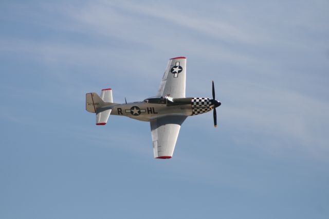 — — - P51D Mustang.  Planes of Fame, Chino