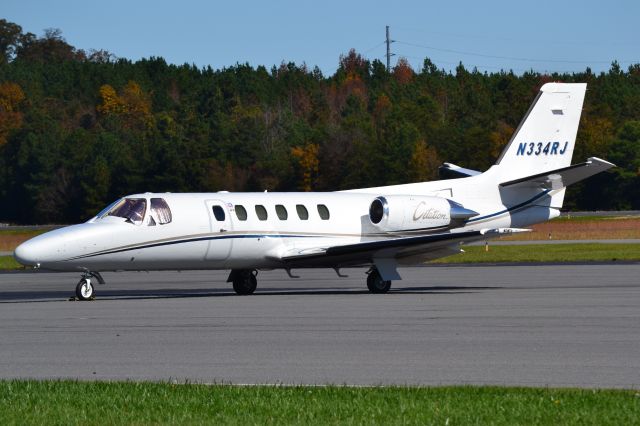 Cessna Citation II (N334RJ) - WINGS LLC at KJQF - 11/7/18