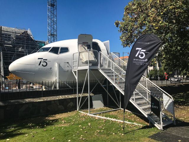BOEING 737-300 (ZK-NGK) - Nose section of retired ZK-NGK at the Canterbury Museum, Christchurch, NZ, March 2017.