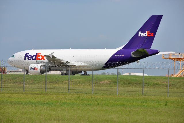 Airbus A310 (N807FD) - Sitting on the former ATA hanger ramp, now one of two FedEx hangars at KIND.