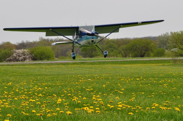 Cessna 170 (N2515C) - Landing 90NY Hopewell Airpark, NY  Pilot: Brandon Corbett