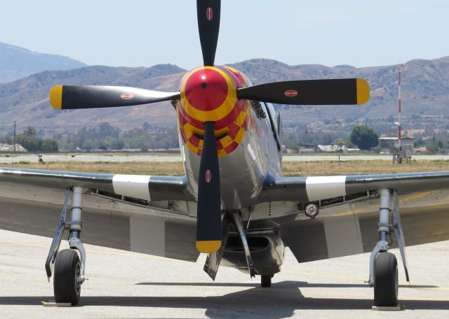 North American P-51 Mustang (N7715C) - The "Wee Willie II" at Chino Air Show - 2018