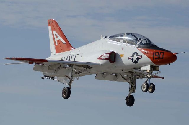 16-5632 — - McDonnell-Douglas T-45C Goshawk BuNo 165632 #190 of VT-9 Tigers at NAF el Centro on February 19, 2015.