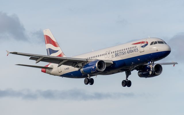 Airbus A320 (G-MIDO) - Landing on RWY08 at Jersey on the 3/Jan/2025