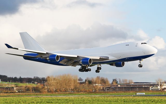 Boeing 747-200 (A6-GGP) - dubai air wing b747-412f a6-ggp about to land at shannon 7/11/17.