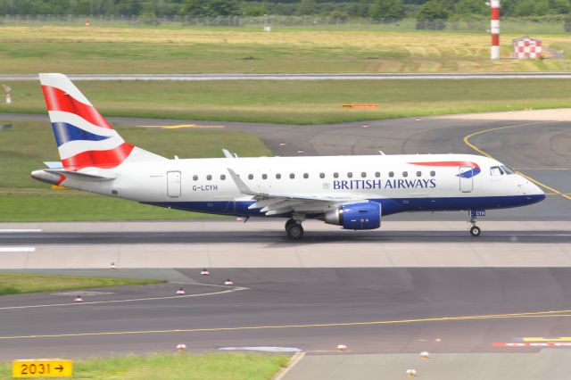 Embraer 175 (G-LCYH) - 30.05.2014