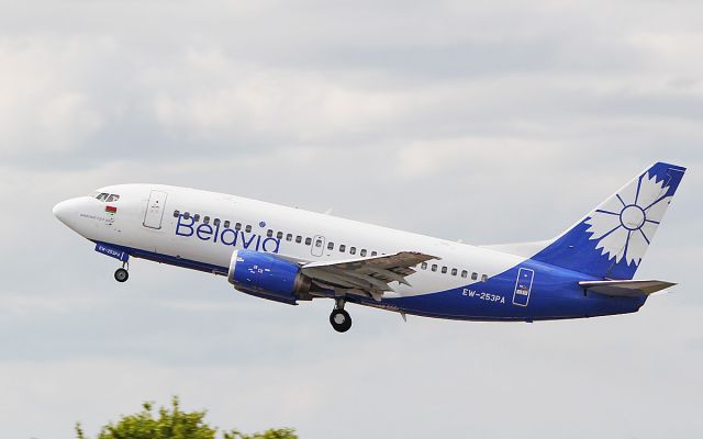 Boeing 737-500 (EW-253PA) - belavia b737-524 ew-253pa dep shannon for minsk 25/7/18.