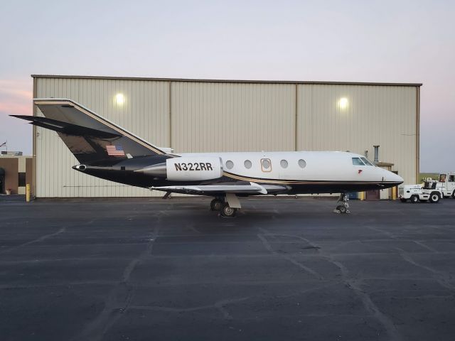 Dassault Falcon 20 (N322RR) - On the ramp at KIXD